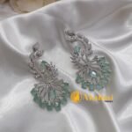 Floral Leaf Silver Earrings - Image 3
