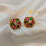 Antique Floral Earrings - Image 3