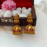 Lakshmi Elephant Kemp Jhumka