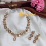 Cubic Floral Short Neck Set - Image 2