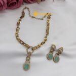 Oval Designer AD Short Neck Set