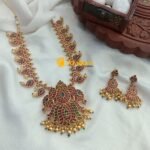Antique Lotus and Mango Real Kemp Green Stone Shor