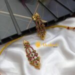 Antique Floral Fancy Multi Short Neck Set - Image 2