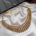 Antique Floral Fancy Multi Short Neck Set - Image 3
