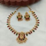 Antique Lakshmi Short Neck Set - Image 2