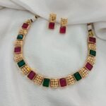 Antique Cubic Short Neck Set - Image 2