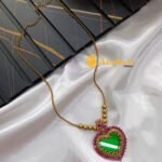 Heartine PinkPendant with Chain - Image 3