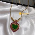Heartine PinkPendant with Chain - Image 2