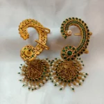 Antique Krishna EarCuff Jhumka - Image 2