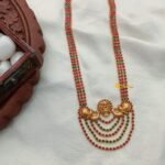 Antique Lakshmi Multi 3 Layer Long Haram - Image 3