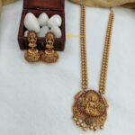 Antique Lakshmi Multi 2 Layer Long Haram - Image 4