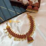 Peacock Mango Short Neck Set