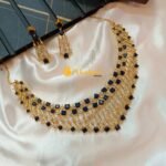 AD Cubic Blue Choker Set