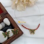 Coral Butterfly Invicible Short Neck Set