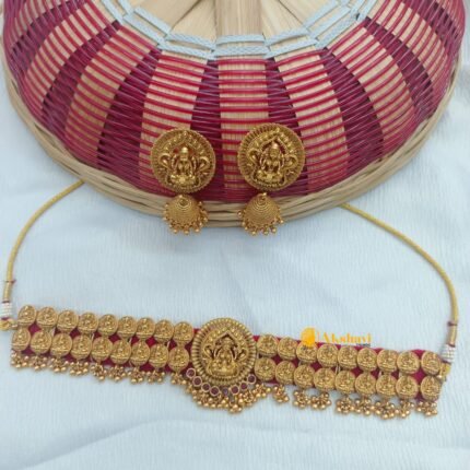 Lakshmi Coin Choker Set