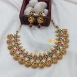 Antique Kemp Emerald Short Neck Set