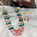 Buds Beads 3 Layer Short Mala Set