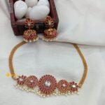 Radiant Antique Sta Floral Choker Set