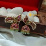 Peacock Beads Jhumka - Image 3