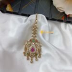 Floral Victorian Thilak Ruby Tikka
