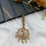 Peacock Victorian Cubic Ruby Tikka