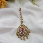 Floral Victorian Oval Ruby Tikka