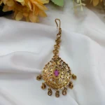 Floral Victorian Oval Ruby Tikka - Image 2