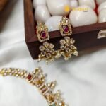 Navaratna Peacock Short Neck Set - Image 2