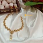 AD Leaf Design Short Neck Set