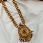 Floral Thilak Long Neck Set - Image 3