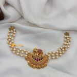 Elephant 3 Layer Pearl Choker Set - Image 3