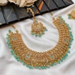 Beautiful Mint Green Short Neck Set - Image 3
