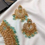 Beautiful Mint Green Short Neck Set - Image 2