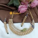 AD Peacock Designer Short Neck Set