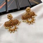 Beautiful Pendant with 4 Layer Pearl Short Mala Ne - Image 3