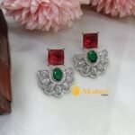Zircon Silver Fancy Earring