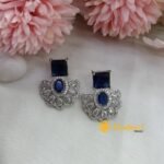 Zircon Silver Fancy Earring - Image 2