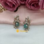 Victorian Floral Thilak Earrings - Image 2