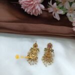 Lakshmi Pearl Dangler Earrings - Image 2