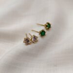 Peacock Interchangable Floral Earrings - Image 3