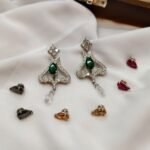 Silver Polish Interchangable Earrrings