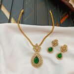 AD Thilak Floral Kodi Short Neck Set - Image 4