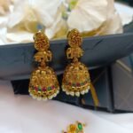 Lakshmi Coin with Elephant Short Neck Set - Image 2