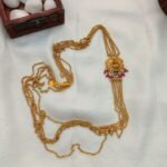 Antique Lakshmi 5 Layer Mugappu Chain