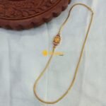 24" Lakshmi Mogappu Chain Micro Polish