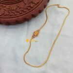 24" Lakshmi Mogappu Chain Micro Polish