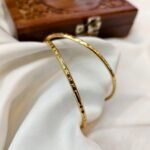 Gold Tube Bangles - Image 2