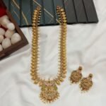 Lakshmi Peacock Long Neck Set - Image 3
