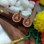 Lakshmi With Amla Balls Hasli Short Neck Set - Image 3