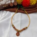 Lakshmi With Amla Balls Hasli Short Neck Set